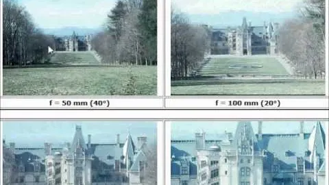 The Biltmore House and Angle of View